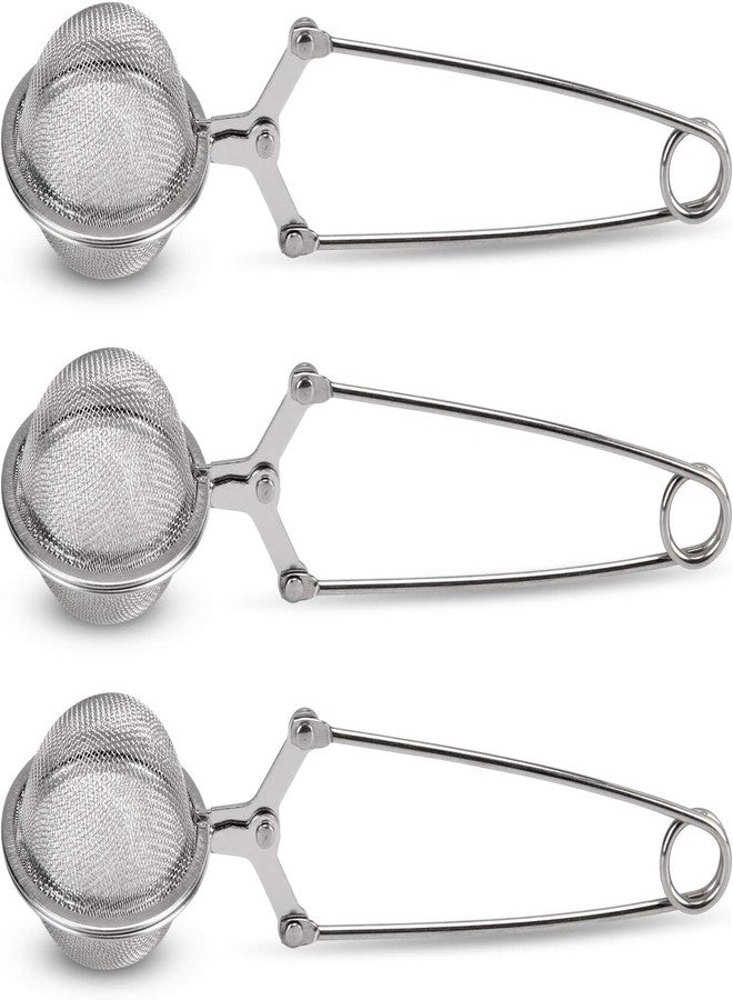 JDYYICZ Tea Strainer, 3 Pack Premium Stainless Steel Tea Infuser with Handle for Loose Leaf Tea Fine Mesh Tea Balls Filter Infusers - Image 2