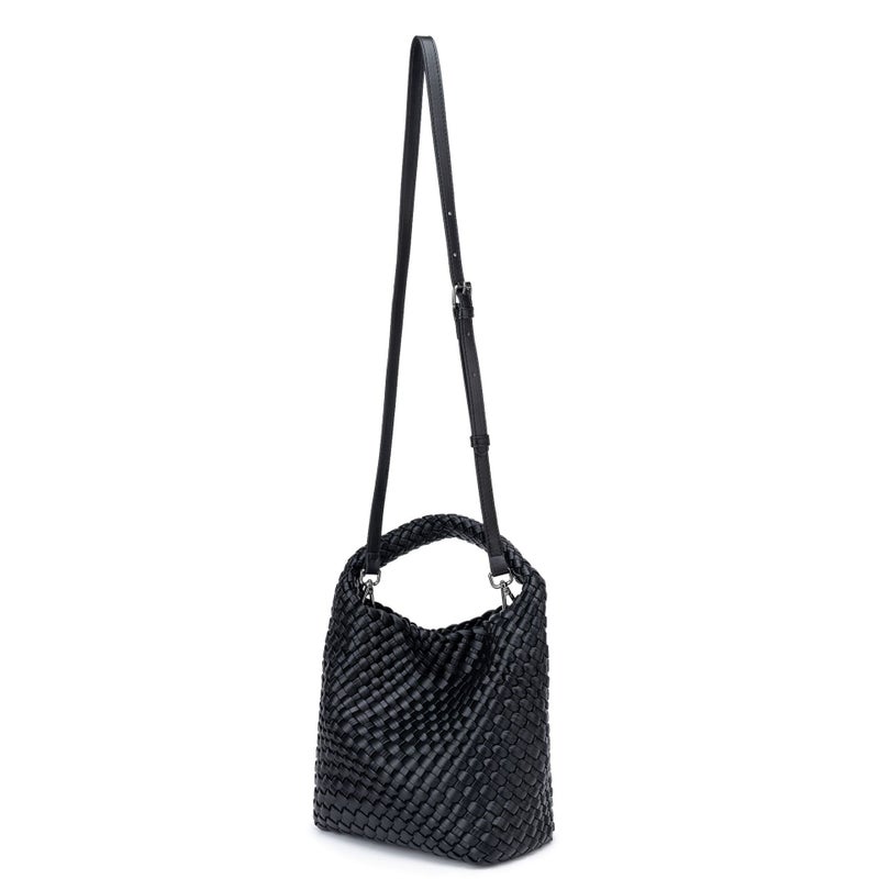 Niche Hand-Woven Hand-Woven Bag, Versatile Mother-In-Law Bag, Textured One-Shoulder Armpit Vegetable Basket, Bucket Bag - Image 5