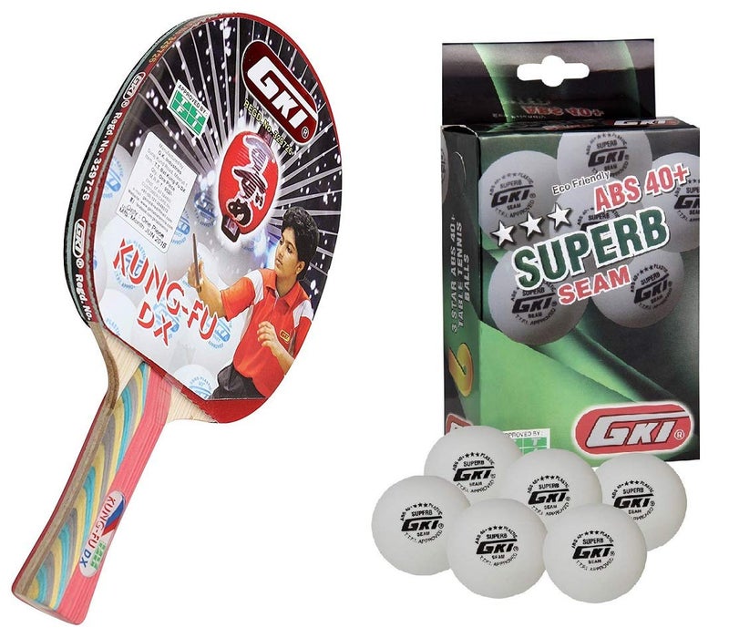 GKI Kung Fu DX Table Tennis Racquet Combo Set - Image 1