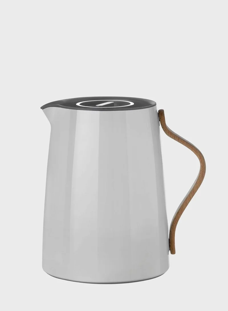 Stelton Emma Vacuum Tea Jug Flask 1L - Grey