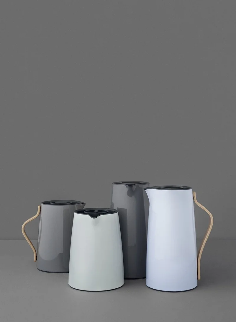 Stelton Emma Vacuum Tea Jug Flask 1L - Grey