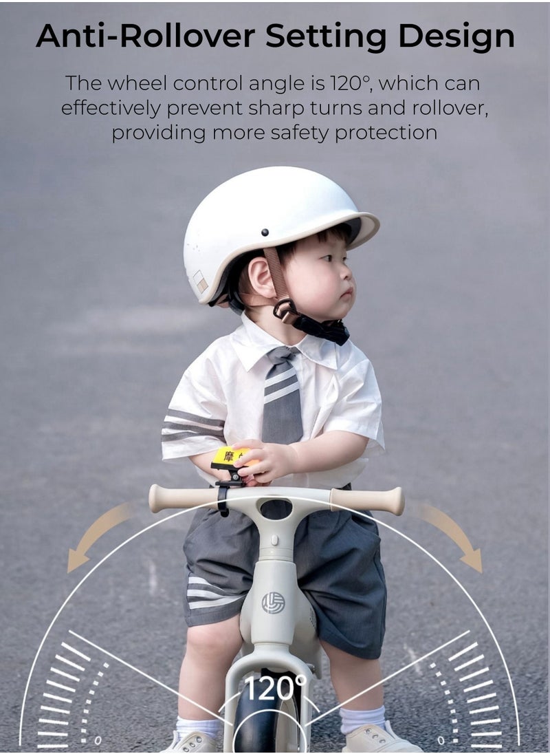 No Pedal Balance Bicycle for Kids 18 Months to 5 Years, Baby Toddler Training Bike Includes Padded Seat, Mini Grips & Flat-Free Tires