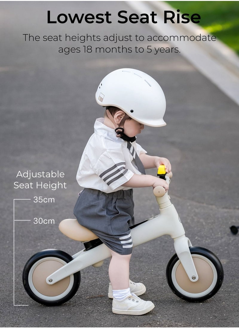 No Pedal Balance Bicycle for Kids 18 Months to 5 Years, Baby Toddler Training Bike Includes Padded Seat, Mini Grips & Flat-Free Tires