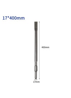 Generic Hex Handle Electric Drill Sharp Flat Wide Groove Concrete Wall Brick Surface Mixed Concrete Shovel 17X500 tip 