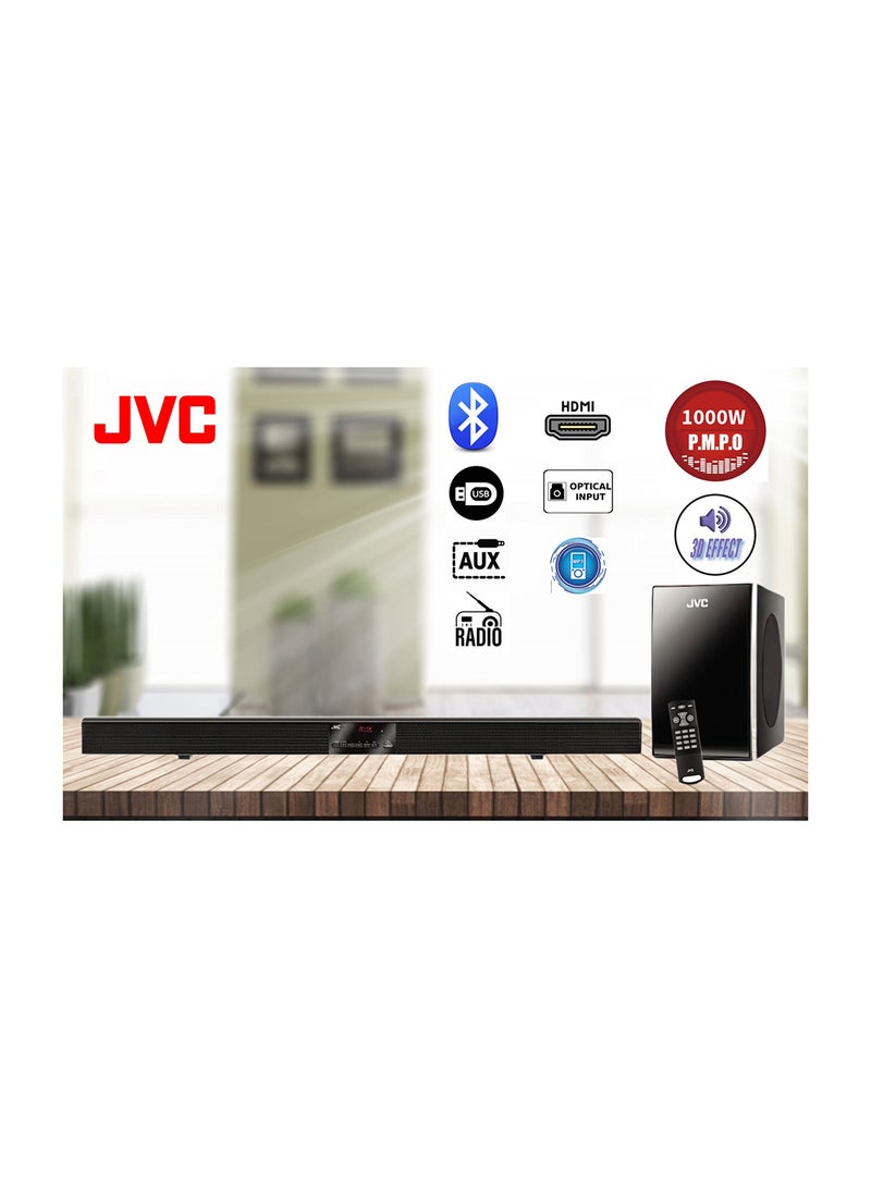 VIDEOCON 50 Inch Edgeless 4k UHD Google TV + 2.1 CH Soundbar With Subwoofer E50ELGT1100+TH-BY370A Black - Image 5