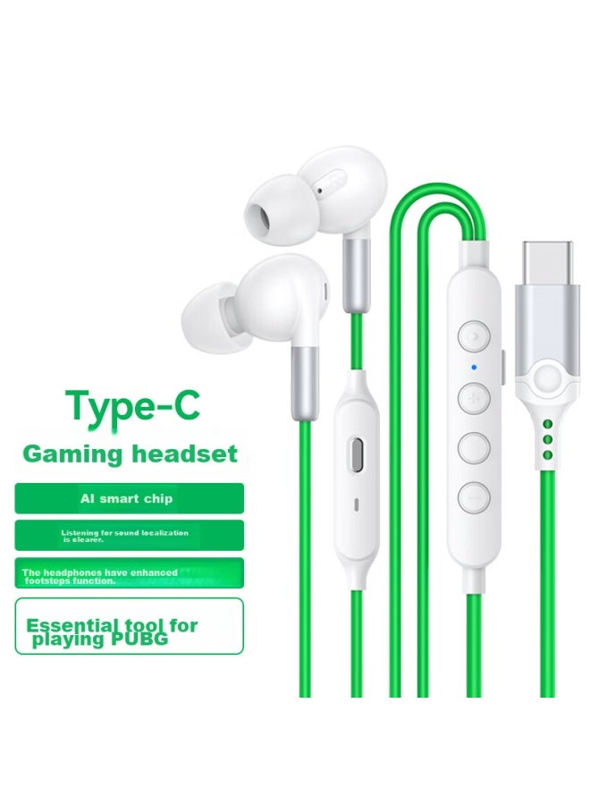 Dooseyuon Deyu Wired In-ear Gaming Headset For Pubg, Noise-cancelling Microphone For Peace Elite, Type-c Compatible With Apple 15/16, Huawei, And Paimai S6 - Image 1