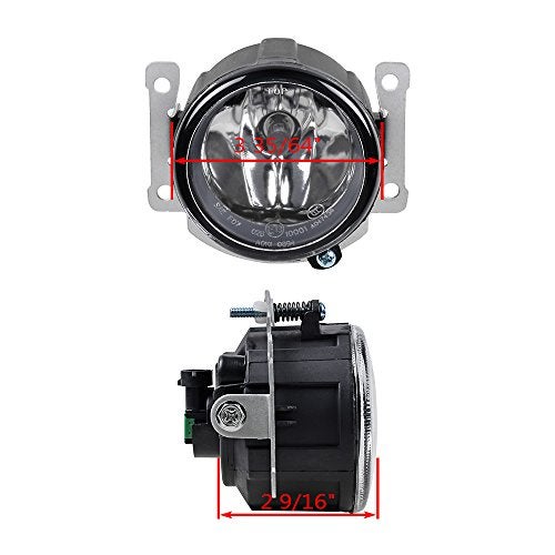 Astra Depot مجموعة أسترا ديبوت لمصابيح LED النهارية DRL + مصابيح ضباب H11 زجاج حقيقي بديل OE لموديلات 2013 2014 2015 ميتسوبيشي ASX أوتلاندر سبورت 8321A578 8321A577 - Image 4