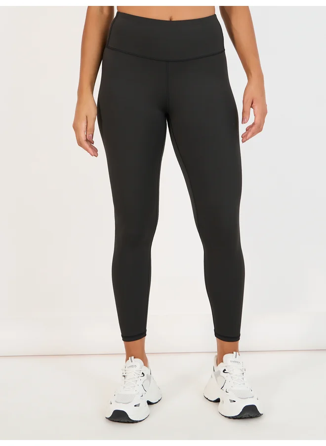 ستايلي Styli Active Broad Waistband Basic Leggings