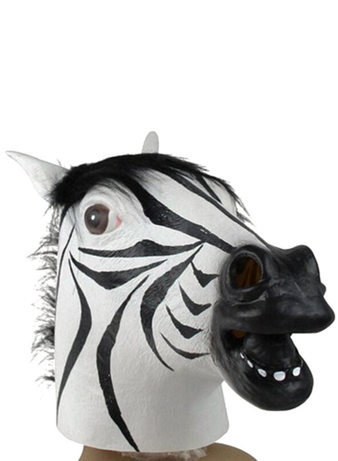 NIBEMINENT Zebra Head Theater Mask