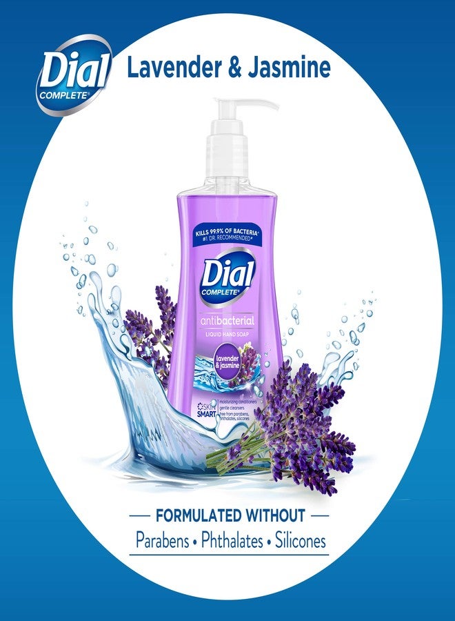 Dial Antibacterial Liquid Hand Soap, Lavender & Twilight Jasmine, 7.5 Fluid Ounces - Image 4