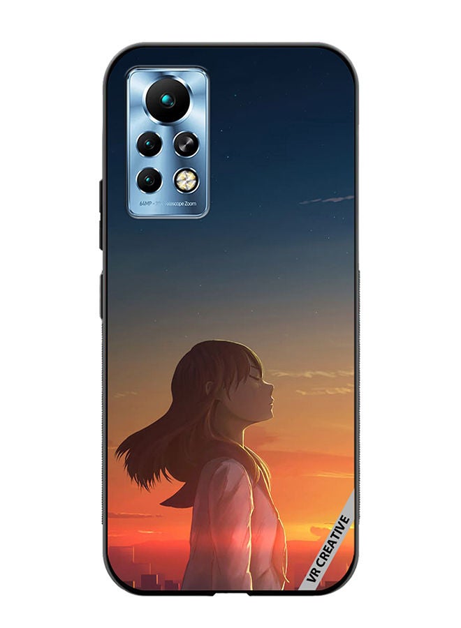 VR CREATIVE Protective Case Cover For Infinix Note 11 Pro Girl1 Design Multicolour - Image 1