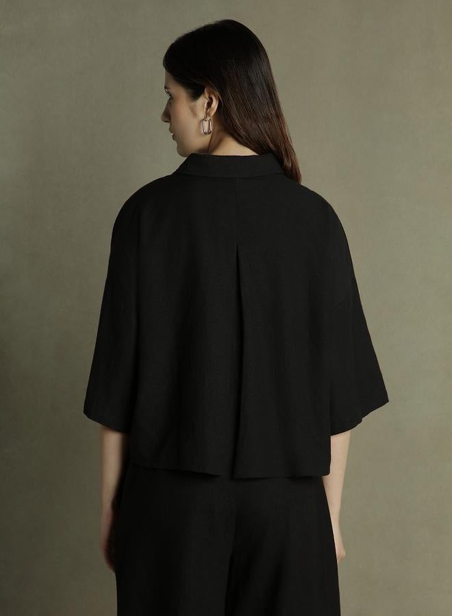 Dennis Lingo Relaxed Fit Black Top – Comfortable and Trendy - Image 3