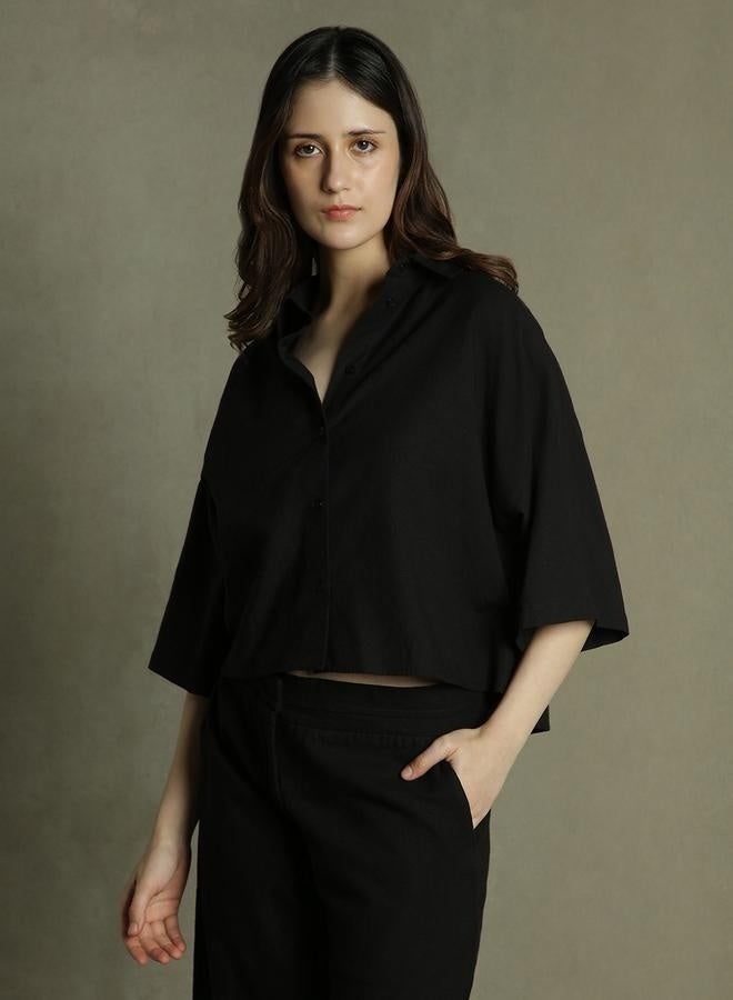 Dennis Lingo Relaxed Fit Black Top – Comfortable and Trendy - Image 2
