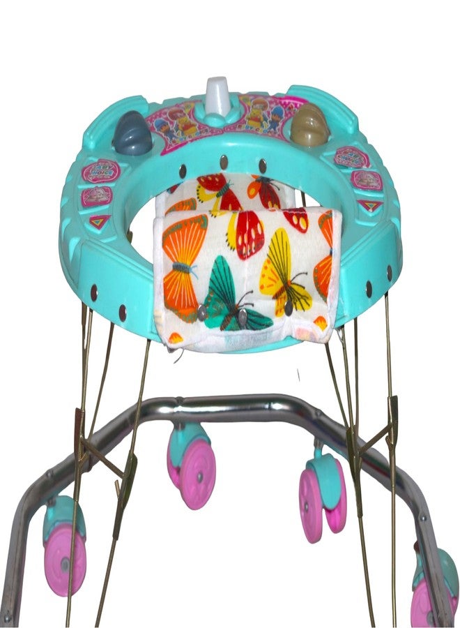 EVOSHINE Baby Walker for Kids 6-18 Months | 360° Rotating Wheels | Soft Cushion Seat | Unique Design Walking Support for Boys & Girls (Grey) - Image 4