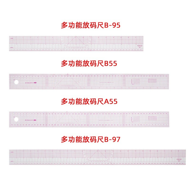 Multi-Functional Code Plate-Making Ruler Curve Ruler Comma Ruler Garment Design Cutting Patchwork Ruler Garment Plate-Making Tools - Image 4