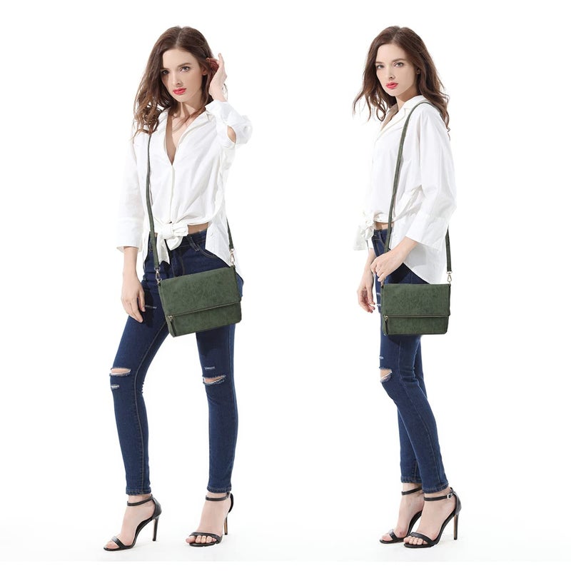 Gladdon Small Crossbody bags for Women Cross body Purse Shoulder Bag Green - Image 2