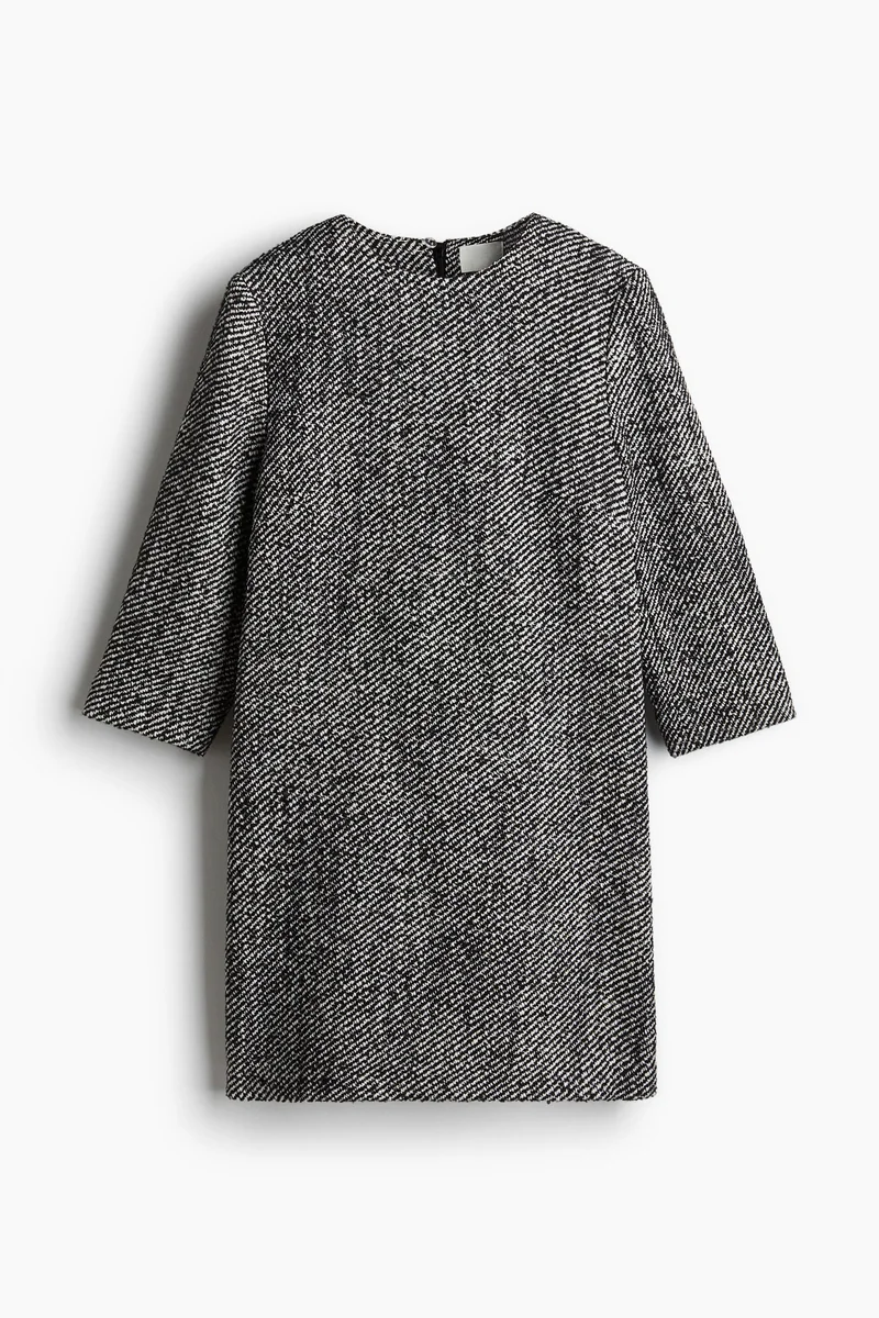 H&M A-line bouclé dress