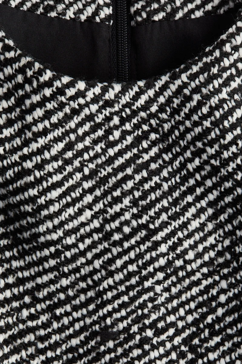 H&M A-line bouclé dress