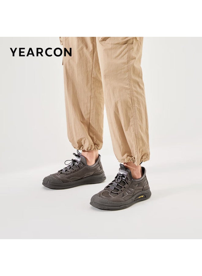 YEARCON Yierkang Men's Outdoor Casual Sports Hiking Shoes Anti-collision Hiking Shoes 96499w Deep Coffee 43 - Image 2