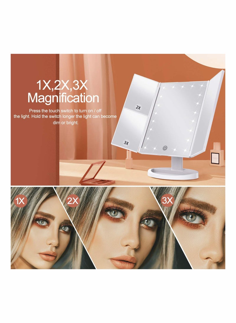 KASTWAVE Makeup Mirror with Lights, Vanity Mirror - Image 2