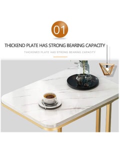 JOMILA Round Side End Table 2 Layer Sofa Table Metal Corner Table Coffee Snack Tray Table Snack Accent Table Anti-Rusty for Outdoor and Indoor Use  - Image 3