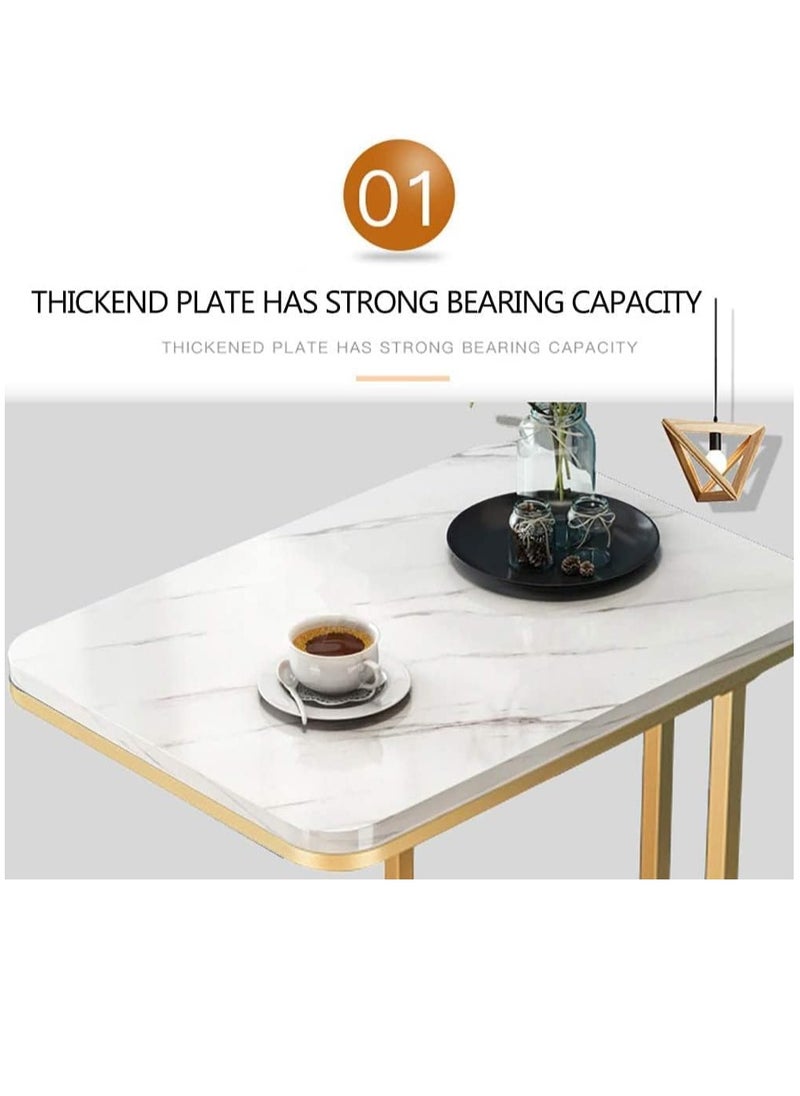 JOMILA Round Side End Table 2 Layer Sofa Table Metal Corner Table Coffee Snack Tray Table Snack Accent Table Anti-Rusty for Outdoor and Indoor Use  - Image 3