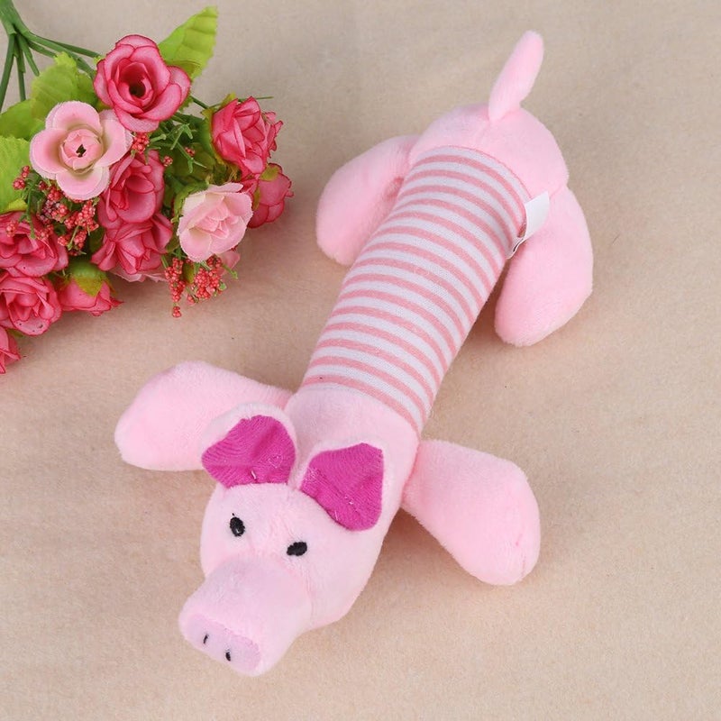 klarako Pet Toy, Animal Shape Types Chew Squeaky Plush Sound Pet Toy for Gift(#3) - Image 5