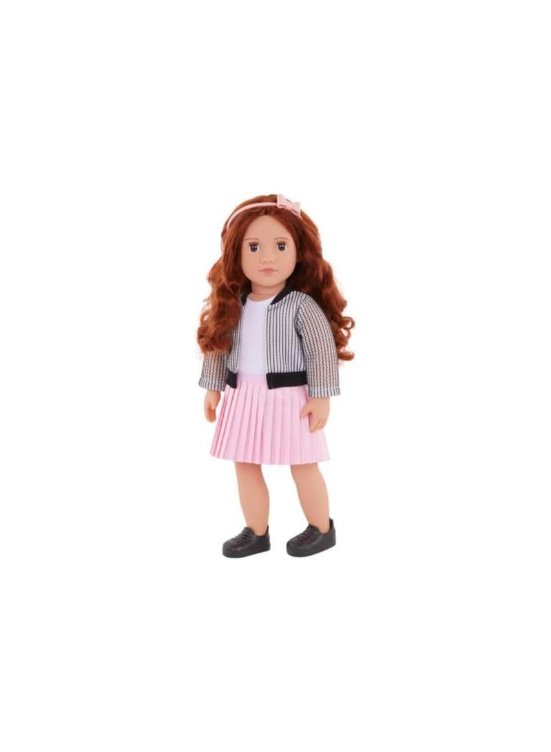 Our Generation Jacinta 18-Inches Doll With Jacket And Skirt - Image 1