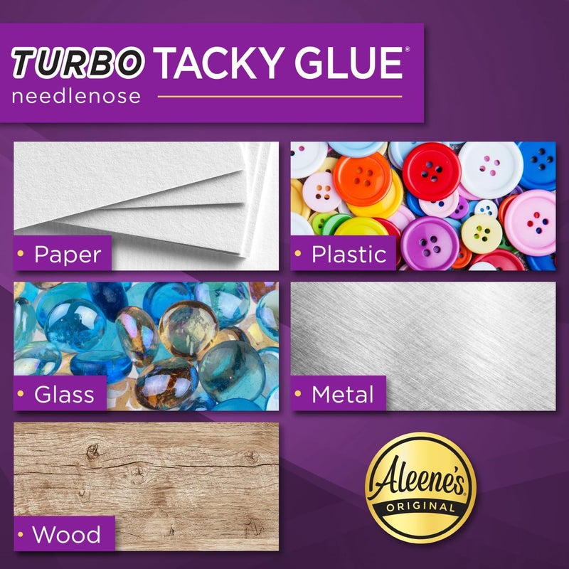 Aleene's Turbo Tacky Glue Pens - 2 Pack, Fast-Drying All-Purpose Craft Adhesive - Image 3