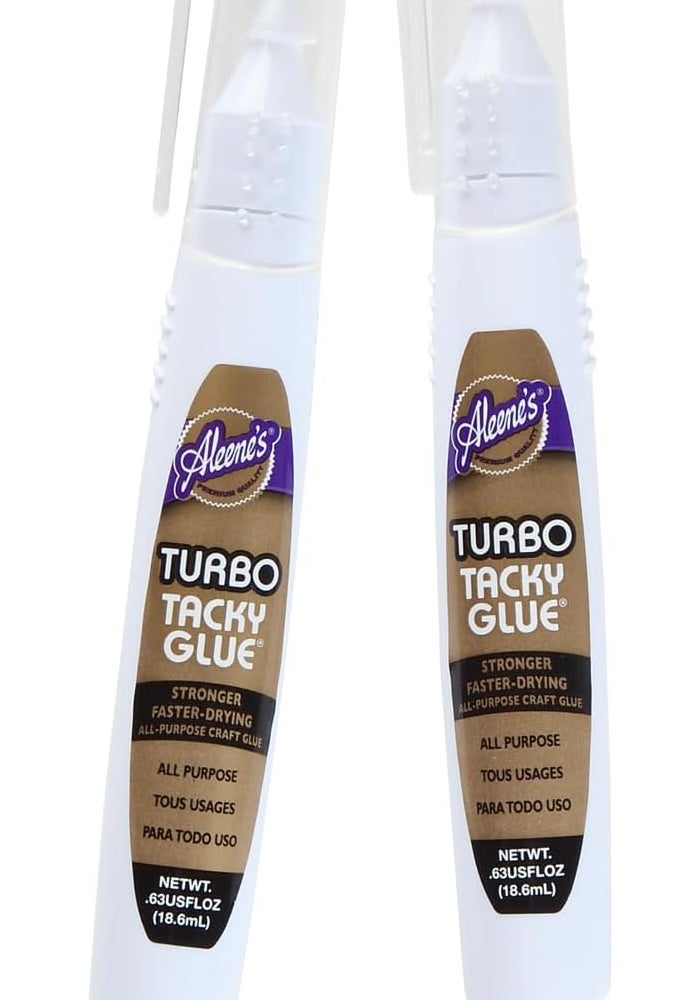 Aleene's Turbo Tacky Glue Pens - 2 Pack, Fast-Drying All-Purpose Craft Adhesive - Image 4
