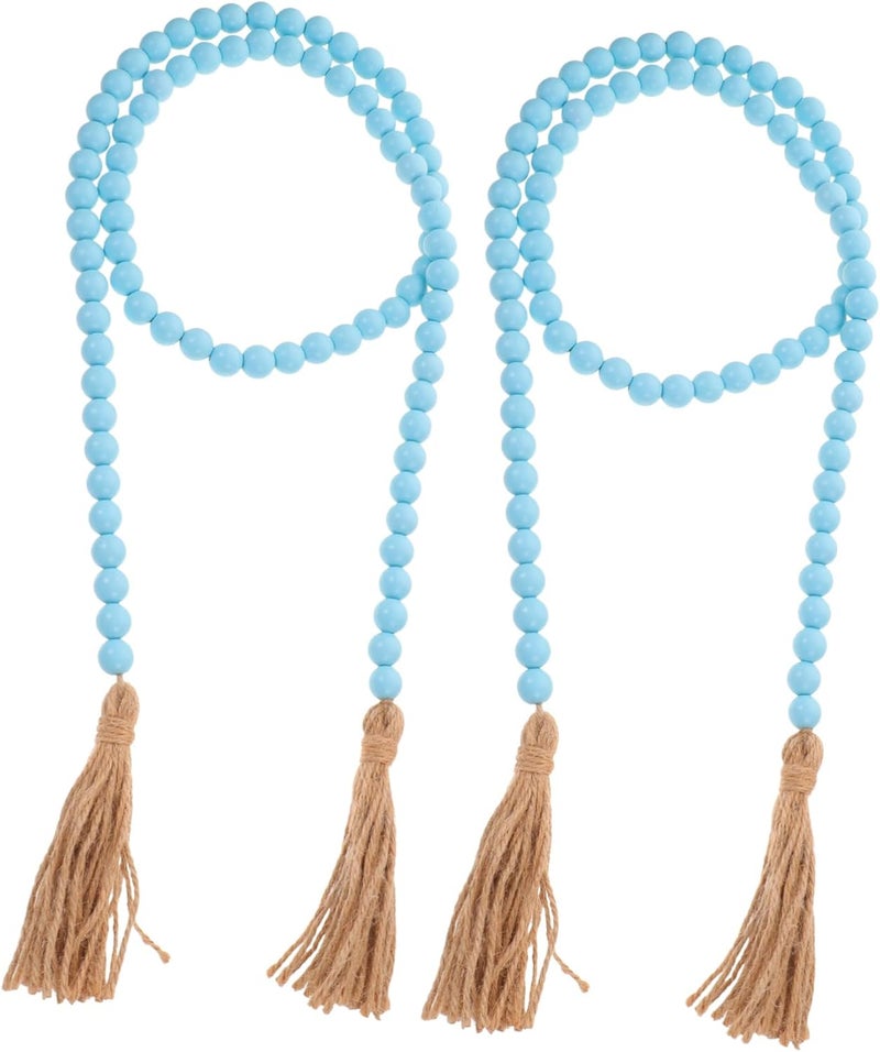 Transit damage prevent build 2pcs Tassel Beaded Pendant Home Party Decor Wooden Bead String Tiered Tray Garland Modern Decor New trendy design Field tested quality Global production standard crafted Advanced compact design Local ready stock fast ship Customer exclusive price Elegant design Gulf approved global quality Professional manufacture Experience optimized build Modern practical shape Expert recommended Multi-demand compliant quality Flexible varied design Various color options KSA stocked goods Wide range compatible material Shock rubber edge Meet international specs Main road full logistics cover General compatible practical design Odor free color Budget global standard quality Trending item - Image 1