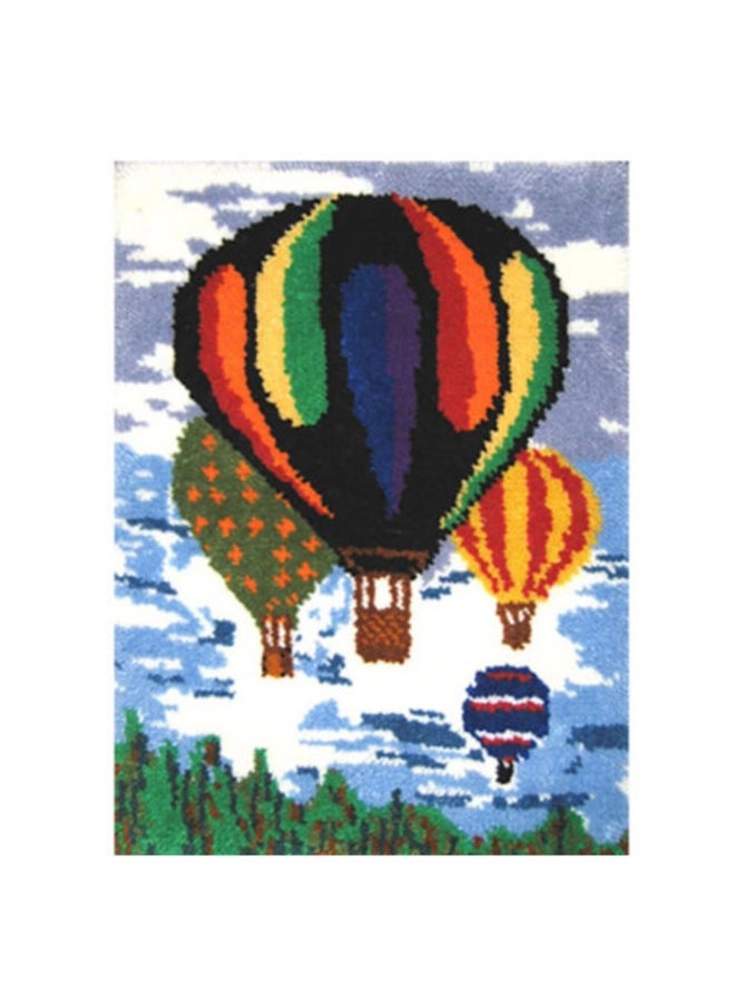 Loquat DIY Latch Hook Kits Rug Cross Stitch Pattern Embroidery Carpet Set with Crochet Needlework Crafts Shaggy Latch Hook Kit for Kids Beginners  - Image 1