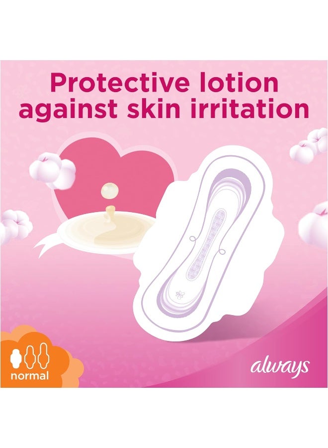 Always (PACK OF 2) Pads Ultra Thin Cottony Soft Normal With Wings 20 Sanitary Pads - Image 3