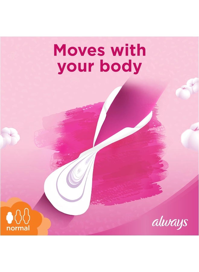 Always (PACK OF 2) Pads Ultra Thin Cottony Soft Normal With Wings 20 Sanitary Pads - Image 5