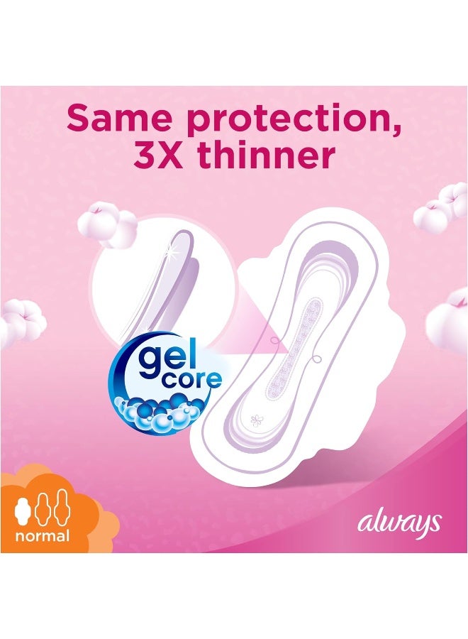 Always (PACK OF 2) Pads Ultra Thin Cottony Soft Normal With Wings 20 Sanitary Pads - Image 4