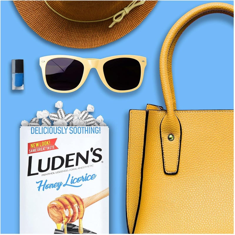 LUDEN'S قطرات لودنس المهدئة للحلق بنكهة العسل والعرقسوس 30 حبة عبوة من 12 - Image 5