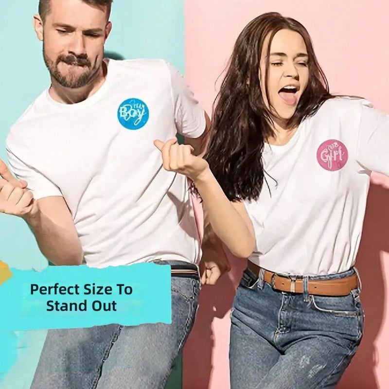 Boys and girls gender sticker roll 2.5cm detachable waterproof round happy holiday  label - Image 3