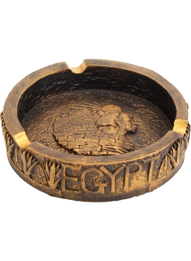 صينية مصرية قديمة فريدة من نوعها مصنوعة يدويًا مع ثلاثة أجزاء لأبو الهول العظيم الشهير وهرم الجيزة صنع في مصر. - Image 2