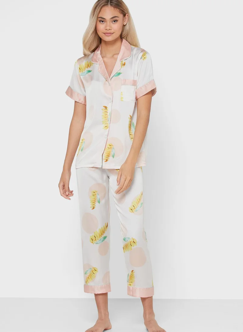 Ginger Printed Pyjama Set
