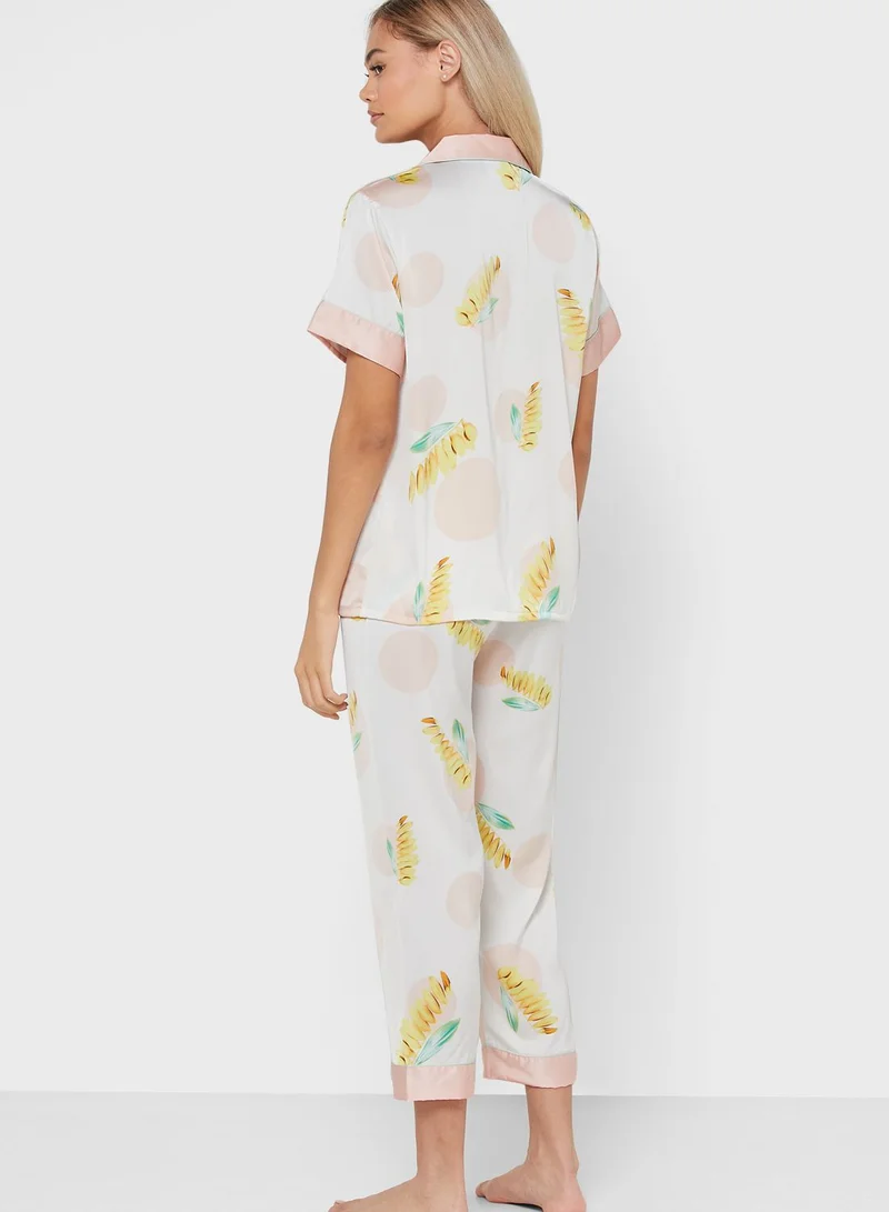 Ginger Printed Pyjama Set