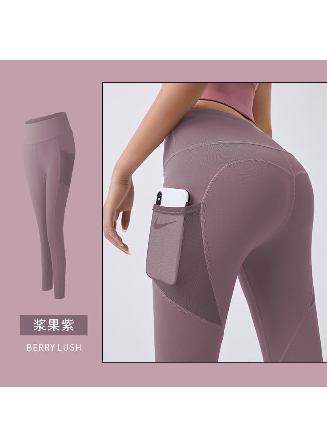 Seamless Yoga Pants Leggings Fashion Pocket Stretch Gym Running Wear Sportswear Track And Field Leggings  - Image 2