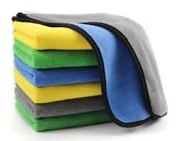 autokaar 600 GSM Microfiber Cloth & Microfibre Cloth for Car, Kitchen, Home Cleaning and dusting Micro Fiber Cloth for car Cleaning - Size 40x60 cm -Pack of 7 - Image 1
