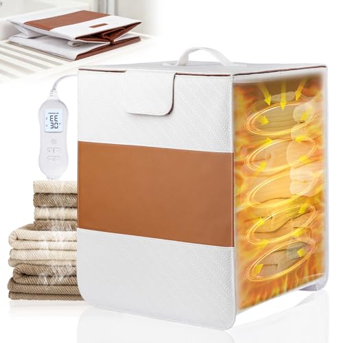 Parquix 38L Foldable Towel Warmer for Bathroom Home Spa Large Capacity for Oversized Towels Blankets Robes 4 Temp Modes Auto ShutOff Timer Perfect Spa Gift for Loved Ones - Image 1