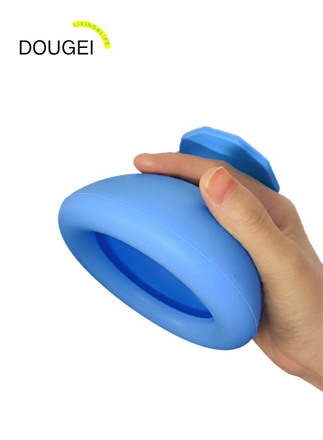 DOUGEI Palm Chest Percussion Cup, Chest Physical Therapy Cup, Palm Sputum Remover for Elderly Patients, Mucus Removal Device Helps to Break up Mucus by Percussion and Postural Drainage - Image 1