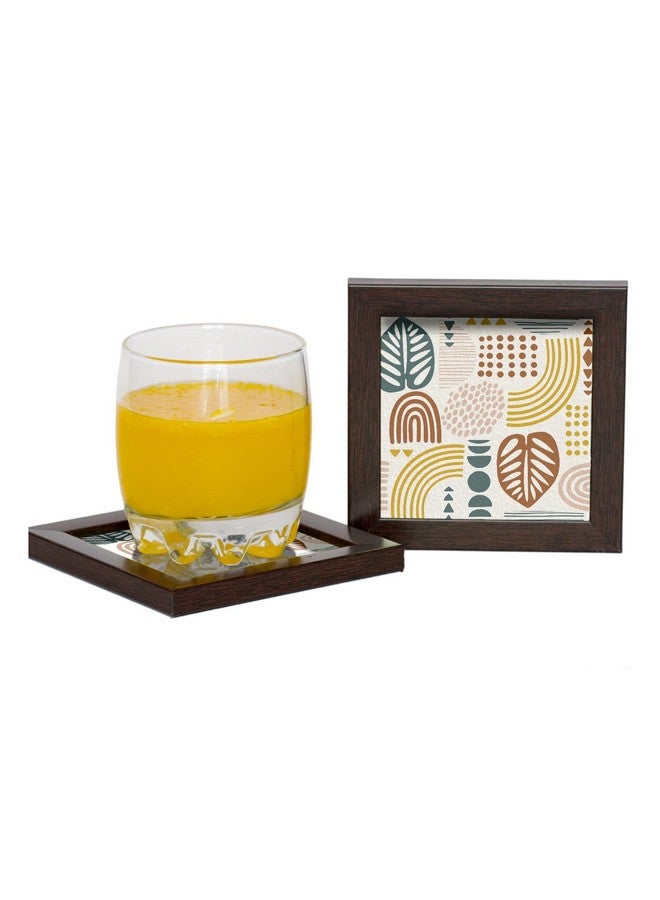 Paper Plane Design Tea Coffee Coaster Set Wooden Decorative Coasters Set. Home and Office Wooden Coasters Design 849 - Image 3