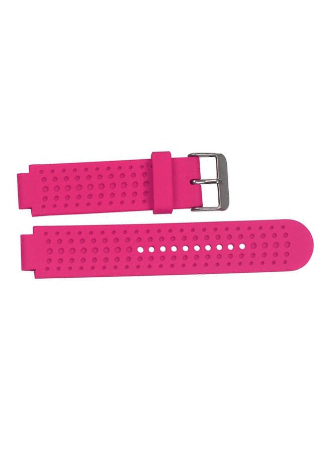 NIBEMINENT Adjustable Wrist Strap For Garmin Forerunner 25 Rose Red - Image 1