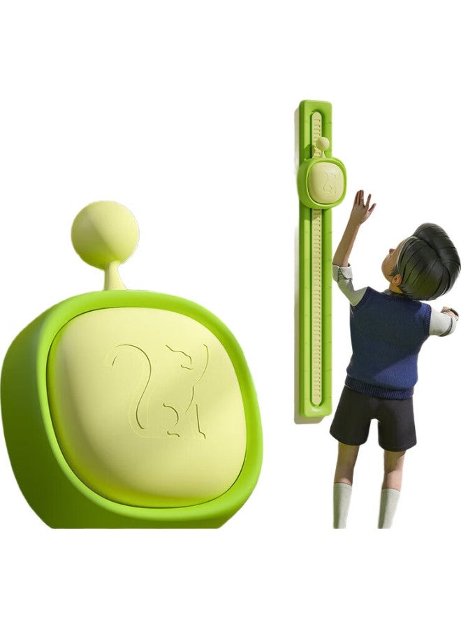 INVUI Yinghui Adjustable Height Measurement Device, Jumping Training Aid, Baby Exercise Height Booster, Bouncy Counter, Green - Image 3