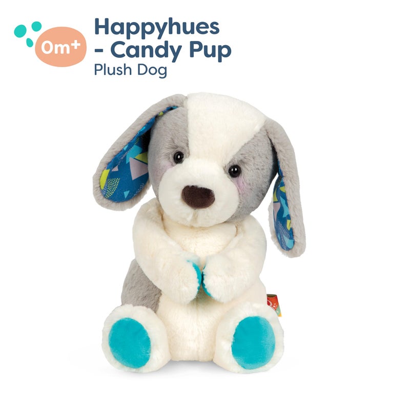 B. toys â€“ 12-Inch Plush Dog â€“ Huggable Dog Stuffed Animal Toy â€“ Soft & Cuddly Plush Puppy â€“ Washable â€“ Newborns, Toddlers, Kids â€“ Happy Hues â€“ Candy Pup â€“ 0+ Months - Image 5