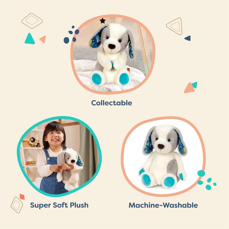 B. toys â€“ 12-Inch Plush Dog â€“ Huggable Dog Stuffed Animal Toy â€“ Soft & Cuddly Plush Puppy â€“ Washable â€“ Newborns, Toddlers, Kids â€“ Happy Hues â€“ Candy Pup â€“ 0+ Months - Image 3