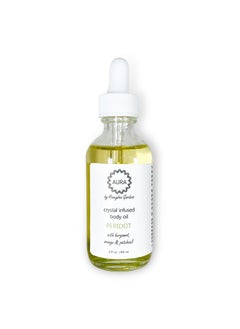Honeybee Gardens Honeybee Gardens Crystal Infused Body Oil, Peridot, Organic, Moisturizing, Non-Greasy, for All Skin Types, 2 Fl Oz  - Image 1
